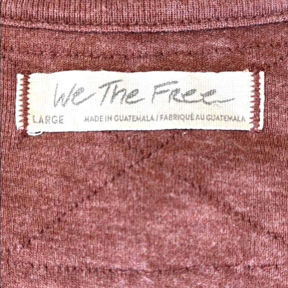 We The Free Women's Size Large Brown T-Shirt - Picture 2 of 14